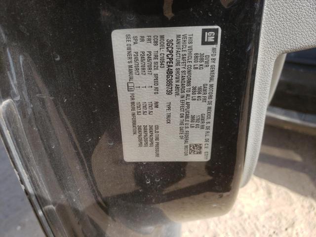 Photo 10 from auction – 2011 CHEVROLET SILVERADO with VIN 3GCPCPEA4BG389739