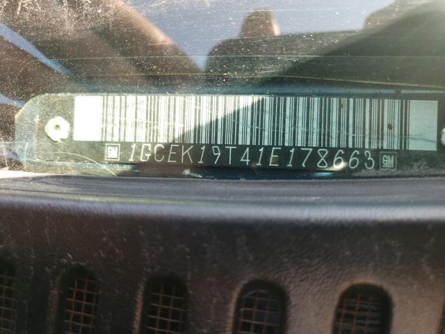 Photo 10 from auction – 2001 CHEVROLET SILVERADO with VIN 1GCEK19T41E178663