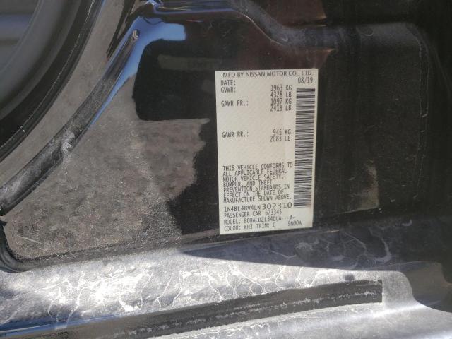 Photo 10 from auction – 2020 NISSAN ALTIMA S with VIN 1N4BL4BV4LN302310