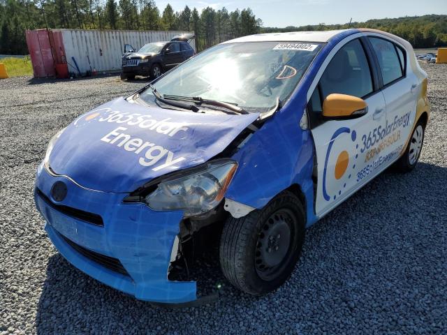 Photo 2 from auction – 2014 TOYOTA PRIUS C with VIN JTDKDTB38E1563689