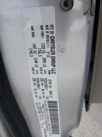 Photo 10 from auction – 2012 DODGE GRAND CARA with VIN 2C4RDGDG9CR271385