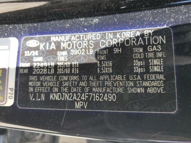 Photo 10 from auction – 2015 KIA SOUL with VIN KNDJN2A24F7162490