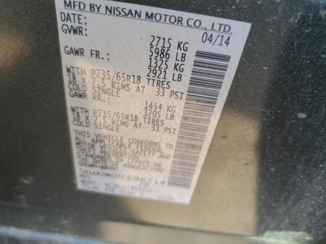 Photo 10 from auction – 2014 NISSAN PATHFINDER with VIN 5N1AR2MN2EC696714