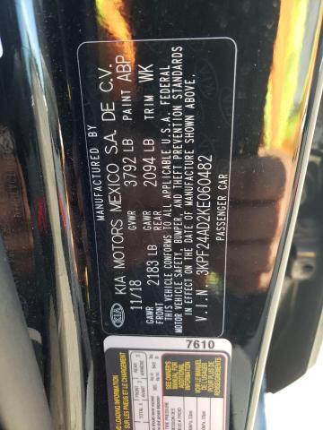 Photo 10 from auction – 2019 KIA FORTE FE with VIN 3KPF24AD2KE060482