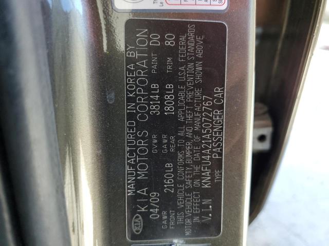 Photo 10 from auction – 2010 KIA FORTE EX with VIN KNAFU4A21A5072767