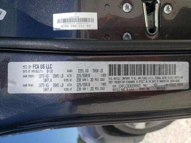 Photo 10 from auction – 2019 JEEP CHEROKEE L with VIN 1C4PJLDB3KD302421