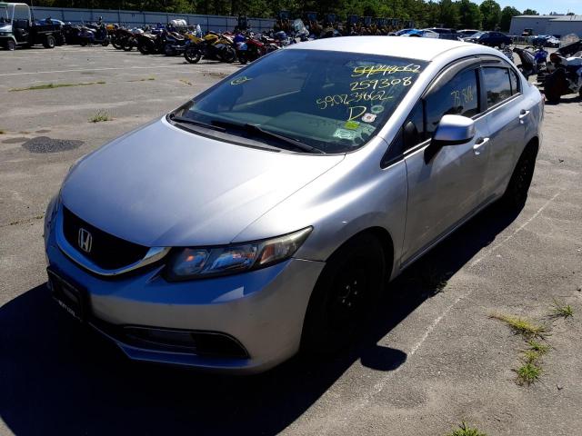 Photo 2 from auction – 2013 HONDA CIVIC with VIN 19XFB2F55DE259308