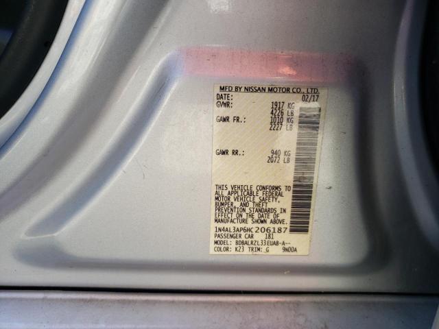 Photo 10 from auction – 2017 NISSAN ALTIMA 2.5 with VIN 1N4AL3AP6HC206187