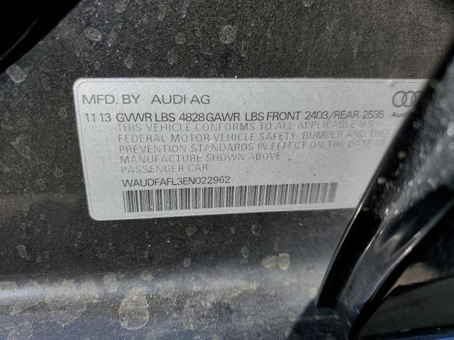 Photo 10 from auction – 2014 AUDI A4 PREMIUM with VIN WAUDFAFL3EN022962