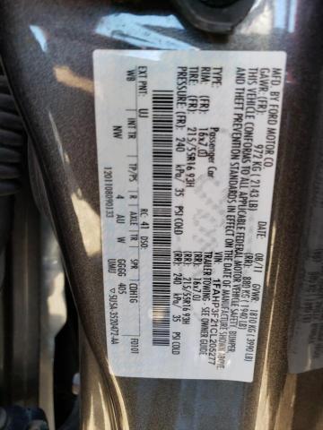 Photo 10 from auction – 2012 FORD FOCUS SE with VIN 1FAHP3F21CL205277
