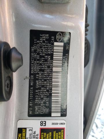 Photo 10 from auction – 2011 TOYOTA COROLLA BA with VIN 2T1BU4EE6BC720825