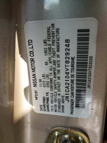 Photo 10 from auction – 1997 NISSAN MAXIMA GLE with VIN JN1CA21D4VT829248
