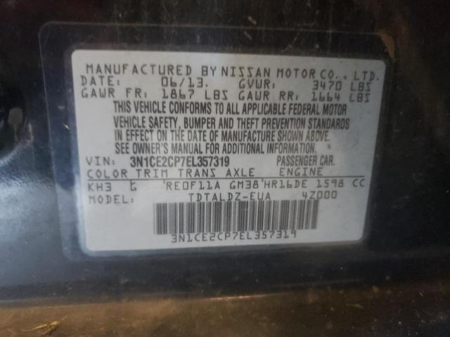 Photo 10 from auction – 2014 NISSAN VERSA NOTE with VIN 3N1CE2CP7EL357319
