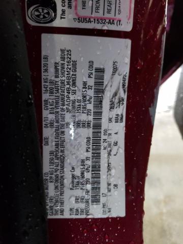 Photo 10 from auction – 2011 FORD FIESTA SE with VIN 3FADP4BJ6BM216225
