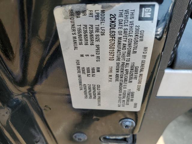 Photo 10 from auction – 2007 PONTIAC TORRENT with VIN 2CKDL63F676019710