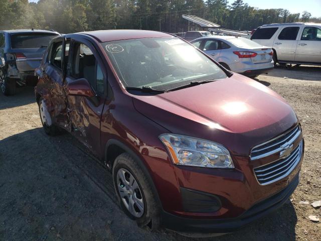 CHEVROLET TRAX LS 2016 with VIN 3GNCJKSB5GL278031 - Photo from auction