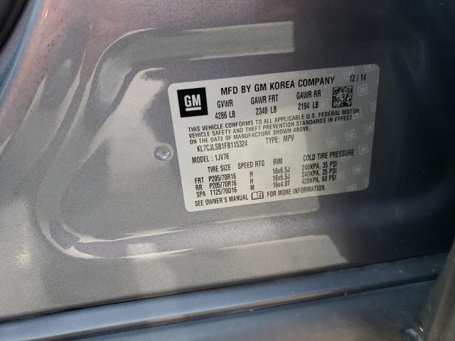 Photo 10 from auction – 2015 CHEVROLET TRAX 1LT with VIN KL7CJLSB1FB115324