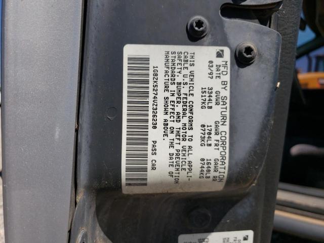 Photo 10 from auction – 1997 SATURN SL2 with VIN 1G8ZK5274VZ326230