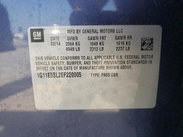 Photo 10 from auction – 2014 CHEVROLET MALIBU 2LT with VIN 1G11E5SL2EF220005