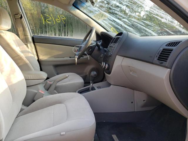 Photo 5 from auction – 2008 KIA SPECTRA EX with VIN KNAFE122985552480