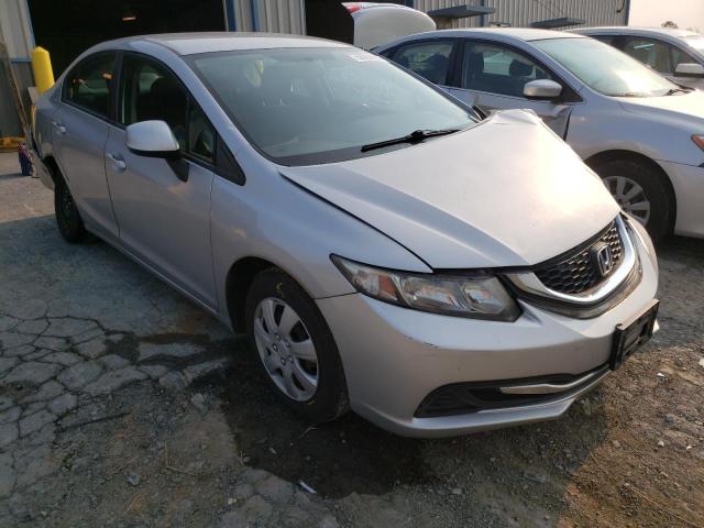 HONDA CIVIC LX 2013 with VIN 19XFB2F57DE217500 - Photo from auction