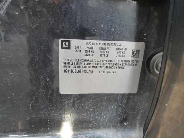 Photo 10 from auction – 2015 CHEVROLET MALIBU LS with VIN 1G11B5SL6FF100749