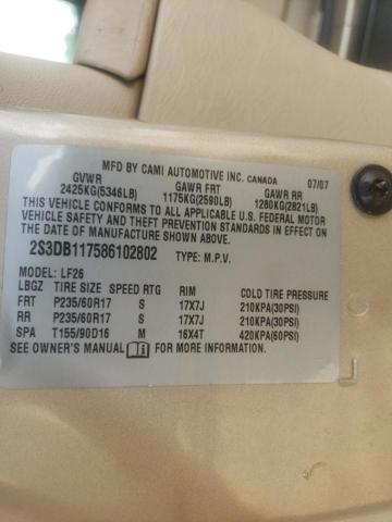 Photo 10 from auction – 2008 SUZUKI XL7 with VIN 2S3DB117586102802