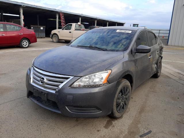 Photo 2 from auction – 2015 NISSAN SENTRA S with VIN 3N1AB7APXFL646440