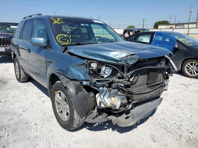 HONDA PILOT EXL 2005 with VIN 2HKYF18635H521627 - Photo from auction