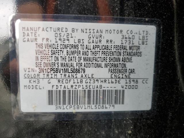 Photo 10 from auction – 2021 NISSAN KICKS S with VIN 3N1CP5BV1ML508679