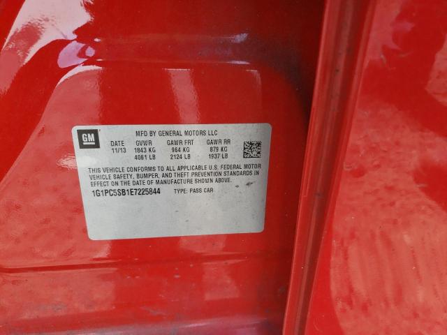 Photo 10 from auction – 2014 CHEVROLET CRUZE LT with VIN 1G1PC5SB1E7225844