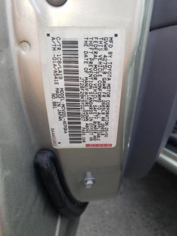 Photo 10 from auction – 2000 TOYOTA CAMRY LE with VIN JT2BF28K5Y0277207
