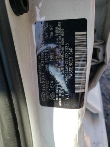 Photo 10 from auction – 2016 HYUNDAI ACCENT SE with VIN KMHCT4AEXGU037335