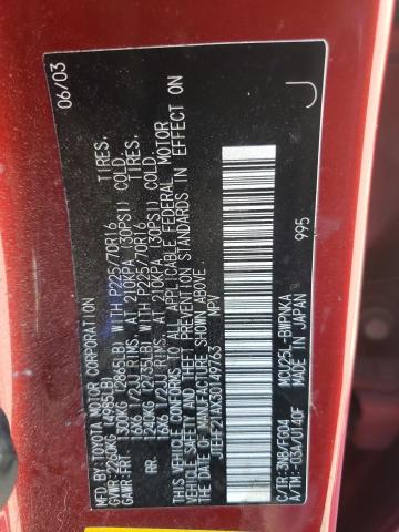 صورة رقم 10 من المزاد - 2003 TOYOTA HIGHLANDER مع VIN JTEHF21AX30149763