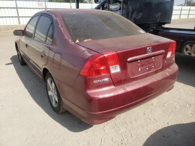 Photo 3 from auction – 2004 HONDA CIVIC EX with VIN 2HGES26774H540917