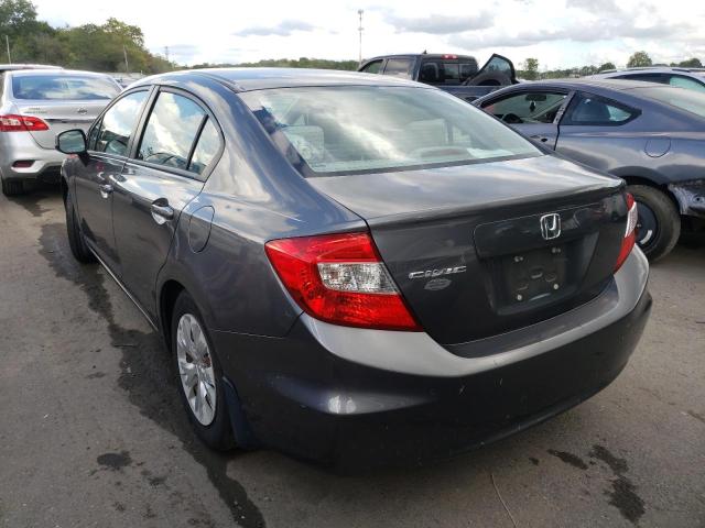 Photo 3 from auction – 2012 HONDA CIVIC LX with VIN 19XFB2F55CE330683