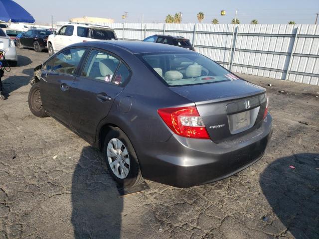 Photo 3 from auction – 2012 HONDA CIVIC LX with VIN 19XFB2F51CE336769