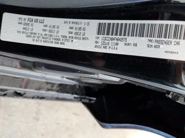 Photo 10 from auction – 2015 CHRYSLER 200 LIMITE with VIN 1C3CCCAB4FN642579