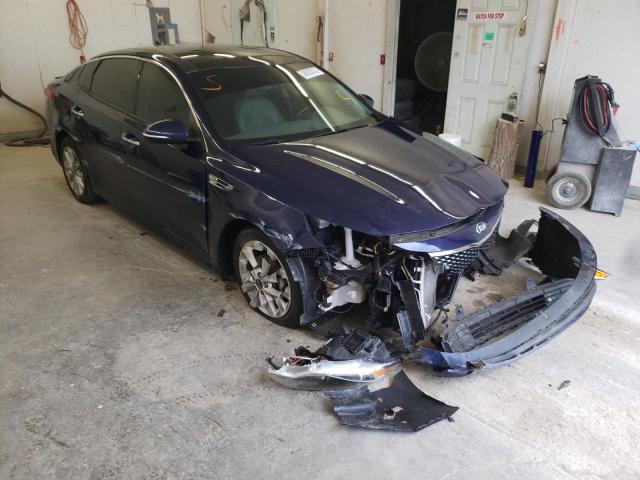 KIA OPTIMA EX 2016 with VIN 5XXGU4L35GG087936 - Photo from auction