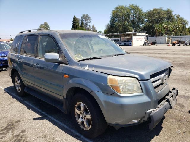HONDA PILOT EX 2006 with VIN 2HKYF18706H510854 - Photo from auction