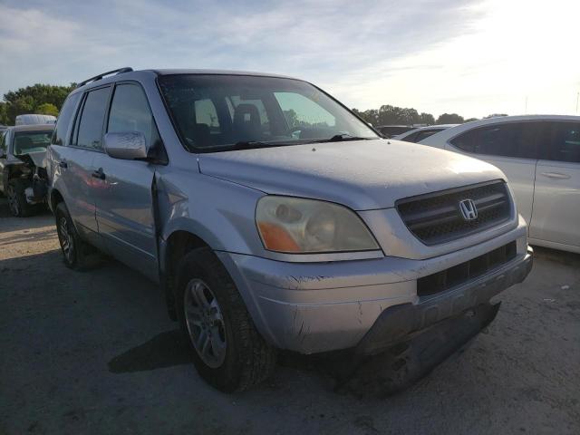 HONDA PILOT EX 2003 with VIN 2HKYF184X3H586597 - Photo from auction