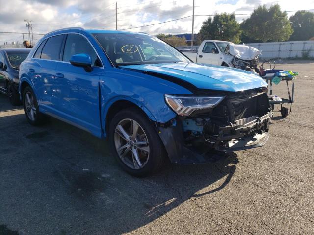 AUDI Q3 PREMIUM 2020 with VIN WA1EECF3XL1105616 - Photo from auction