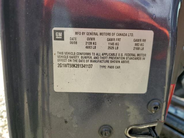 Photo 10 from auction – 2008 CHEVROLET IMPALA LT with VIN 2G1WT58K281341137