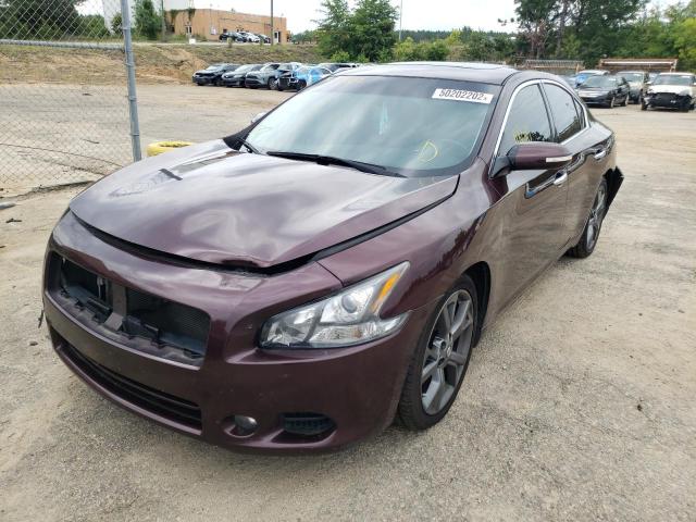 Photo 2 from auction – 2014 NISSAN MAXIMA S with VIN 1N4AA5AP7EC452470