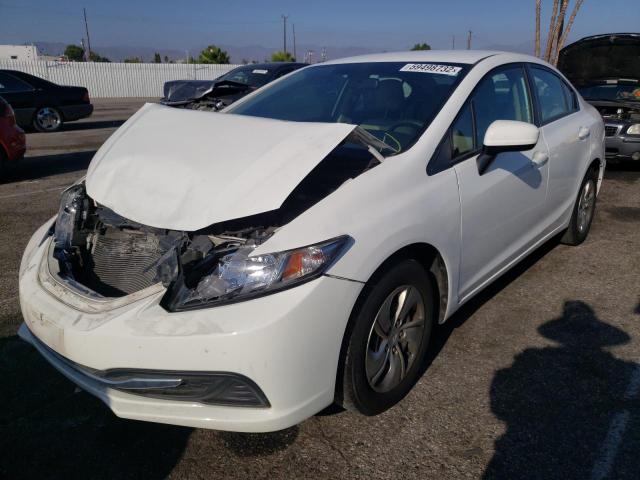 Photo 2 from auction – 2014 HONDA CIVIC LX with VIN 19XFB2F5XEE263243