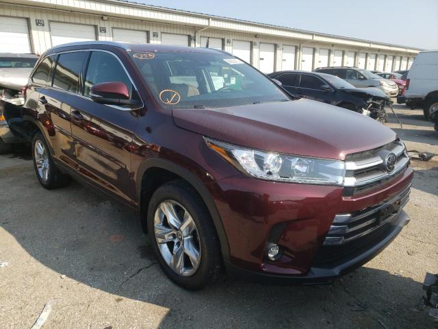 TOYOTA HIGHLANDER 2019 with VIN 5TDDZRFH8KS726701 - Photo from auction