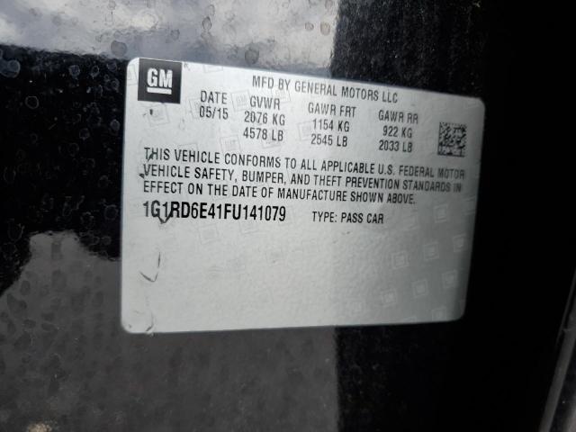 Photo 10 from auction – 2015 CHEVROLET VOLT with VIN 1G1RD6E41FU141079