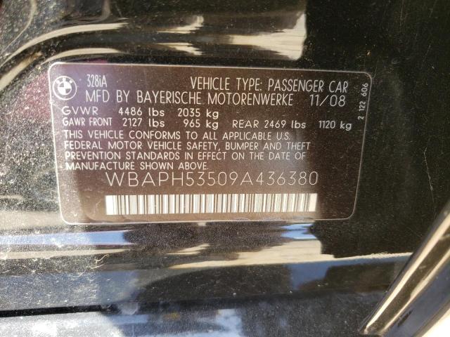 Photo 10 from auction – 2009 BMW 328 I SULE with VIN WBAPH53509A436380