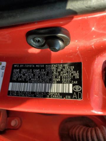 Photo 10 from auction – 2010 TOYOTA MATRIX with VIN 2T1KU4EE5AC252648