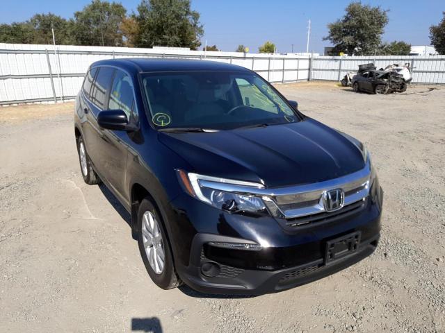 HONDA PILOT LX 2020 with VIN 5FNYF5H17LB006167 - Photo from auction